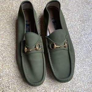 Gucci Loafers 13.5 Olive Green